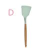 1 Pcs Silicone Kitchenware Set with Wooden Handle 12 Piece Non Stick Spatula and Spoon Kitchenware Set