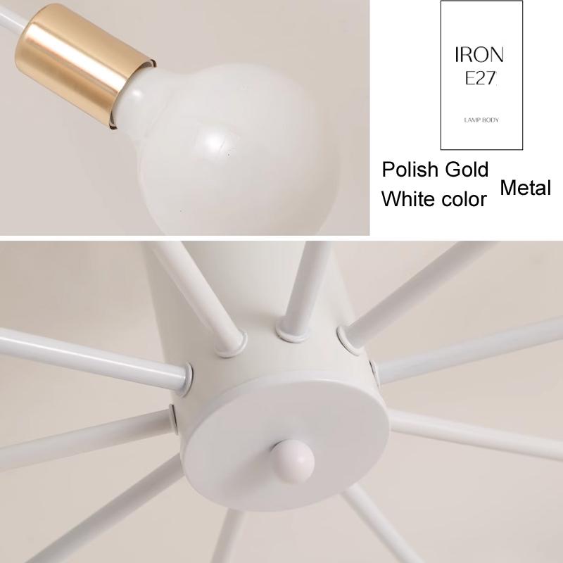 Decoration Home Chandelier Living Room Dining Table Light Vintage Ceiling Light Hanging Ceiling Lamps for Bedroom Flush Mount