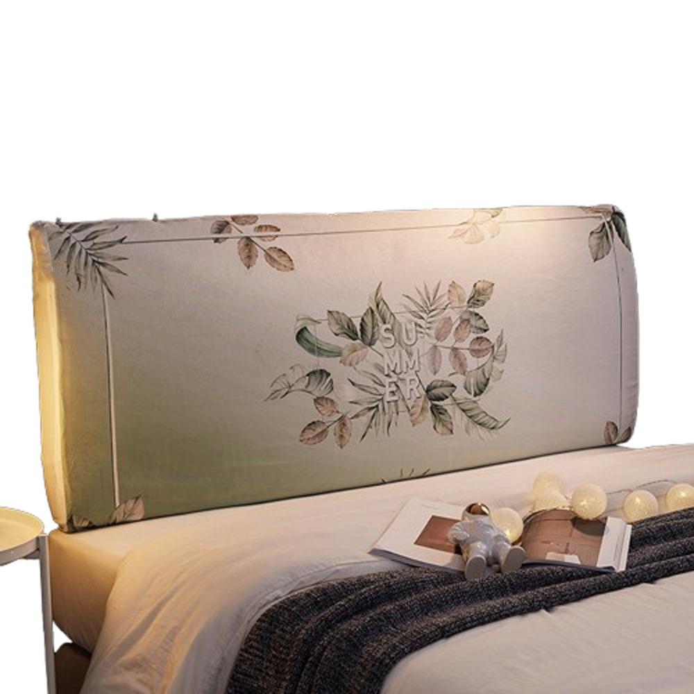 All-inclusive Headboard Cover Elastic Bedside Cover Washable Protective Cover  Home Room Decor