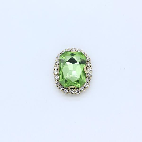 Kryształowe Szkło Ośmiokątny Pazur Diament Ozdoby do Włosów - DIY Akcesoria Dekoracyjne