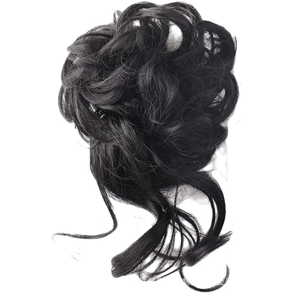 Lazy Bun Hairpiece Claw Clip - Messy Voluminous Curly Hair Donut