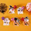 48pcs Halloween Lollipop Holder Cards Cute Pumpkin Ghost Pattern for Birthday Halloween Party Decoration DIY Gifts Supplies 5