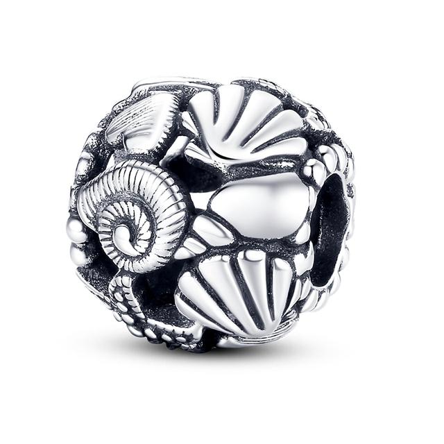 Charms Pendenti in Argento 925 Adatti per Braccialetti Fai da Te Terra Cuore Albero Stella Famiglia Fatima per Collane Pendenti