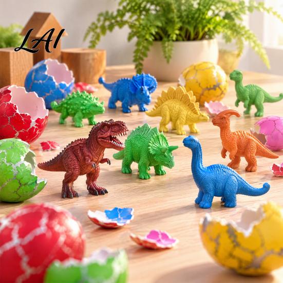 Novelty Toys for Classroom Prizes Dinosaur Advent Calendar with 24 Water Hatching Eggs Color Crack Grow Surprising Box Party Favors Dino Educational