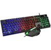 Redikai 832 USB Keyboard and Mouse Set - Luminous Gaming Kit with Colorful Backlight
