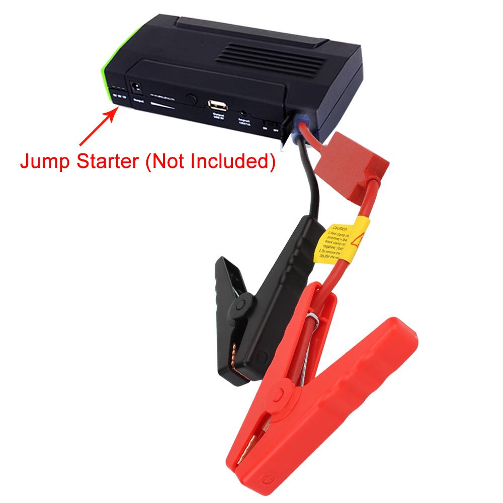 For Car Trucks Universal Emergency Battery Jump Cable Clamps With EC5 Plug Connector 12V Jump Starter Alligator Clip Starting Device