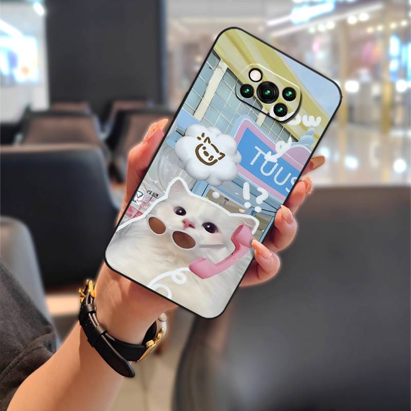 Pár TPU pouzdro na telefon pro Xiaomi Poco X3 NFC/X3 Pro Silikonové měkké pouzdro Prachotěsné Nárazuvzdorné Proti nárazu Zadní kryt Roztomilý