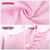 Girls' Long Sleeve Pink Princess Ballet Leotard