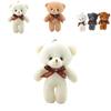 Adorable Plush Teddy Bear Keychain Pendant For Girlfriend Or Kids