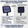 Solar Pond Lights IP68 Waterproof Submersible LED Spotlights Underwater Landscape Lamp for Garden Fountain Pool Pond Decor Lamp