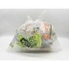 Japax Clear Garbage Bags, 10L, 50cm x 40cm x 0.025mm Thick, Small, Smooth, for Indoor Use, Small Pails, 20-Count, P-103