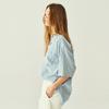 SPNK Open Collar Relaxed Shirt_Sky Blue