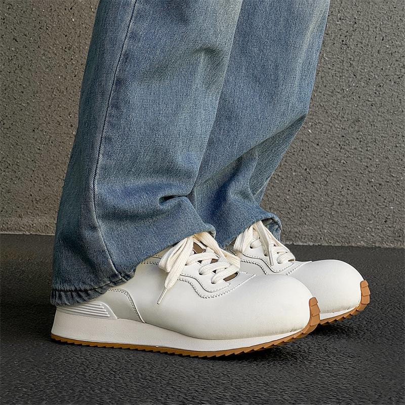 Men's Soft Sole Versatile Trend Derby Sports Casual Shoes Fashion Couple Thick Sole Heightening Sports Shoes 24719-J