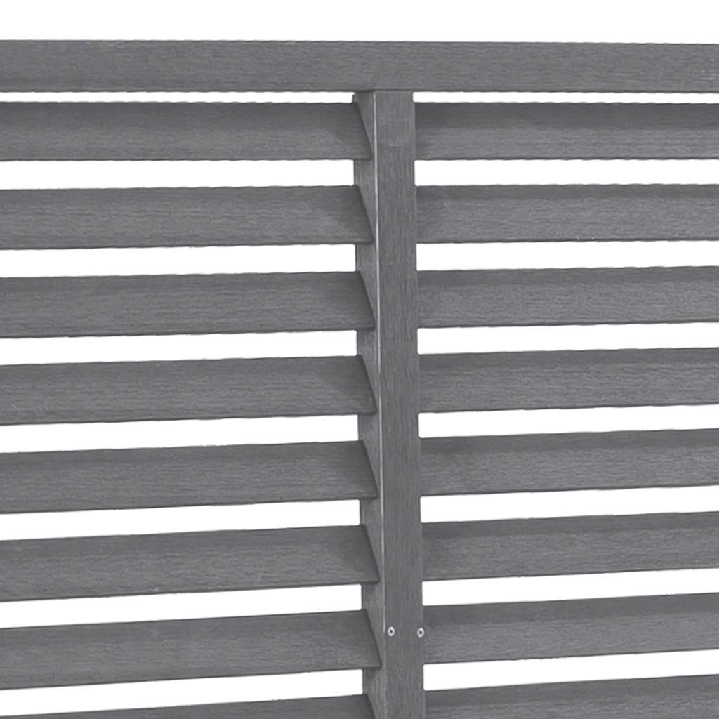 Vidaxl Venetian Fence, Wpc, 180X180 Cm, Gray