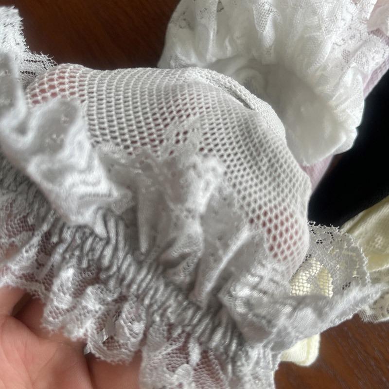 Sweet Lace Ruffles Women Socks Summer Spring Knee-high Stockings Female Breathable Mesh Long Socks Girls JK High Tube Socks