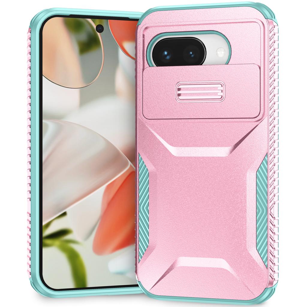 For Google Pixel 9a Case Camshield TPU + PC Phone Cover Non-Slip Side Edge