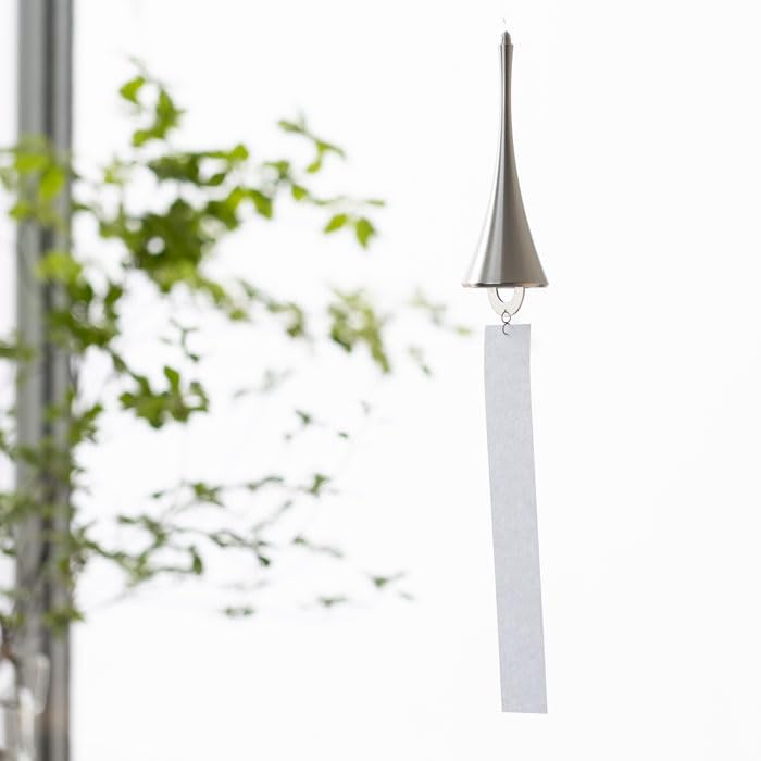Nousaku Wind Chime Horn Silver 101032 - -