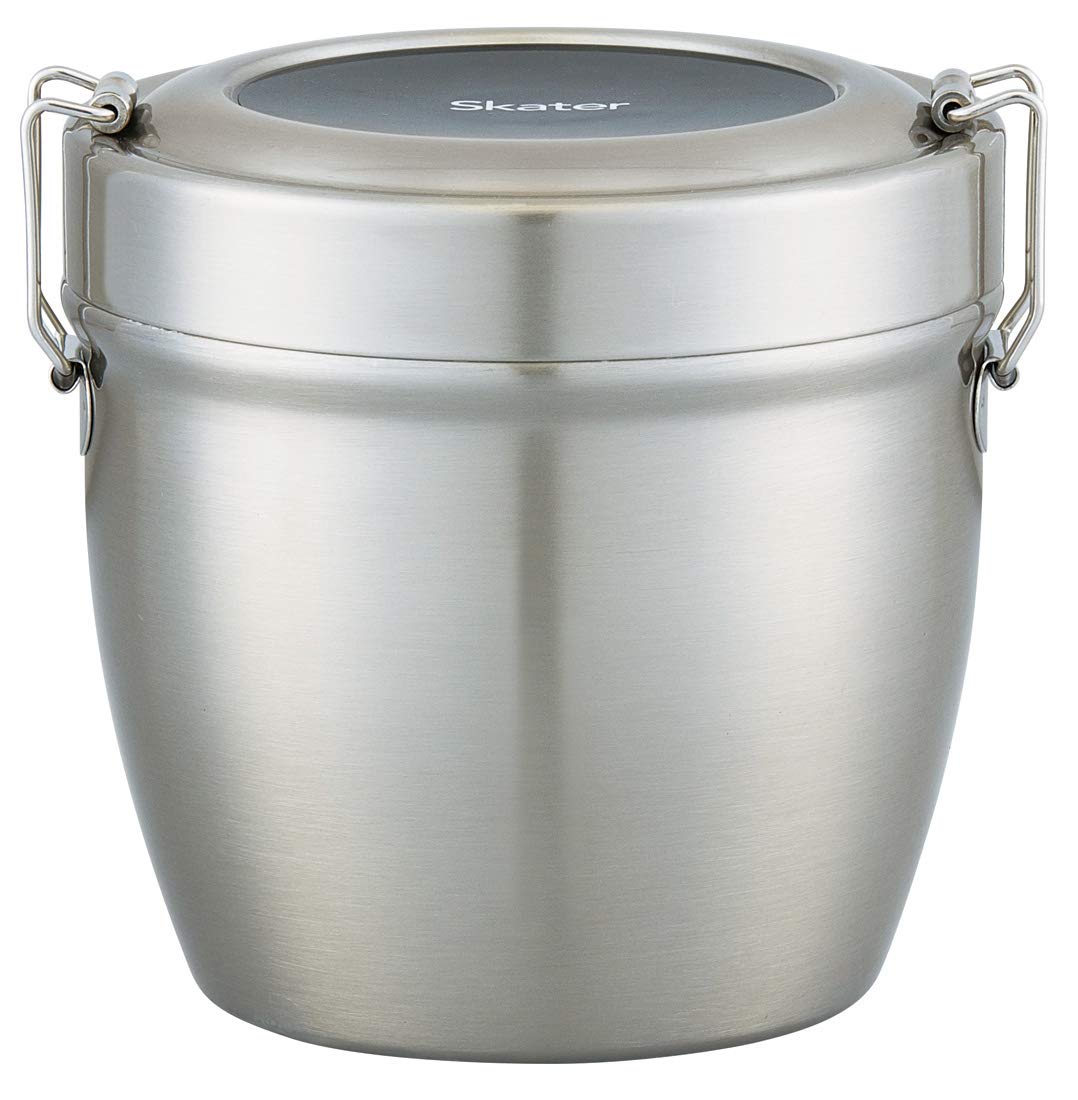 

Skater Thermal Bowl Stainless Steel Bento Box 800ml STLBD8 Silver-A
