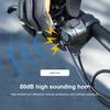 1 Set Campanello Bici Ricaricabile 6 Modalità Antifurto Voce Forte USB Campanello Elettrico Bici Clacson per Scooter
