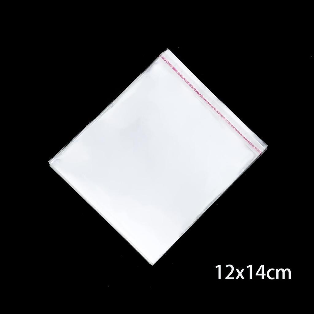100/200 Stück OPP Transparente Selbstklebende Tasche Handgefertigte Zubehörtasche Verpackung