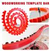 2M Adjustable Woodworking Gear Driven Profiling Strip Flexible Curve Template Tool
