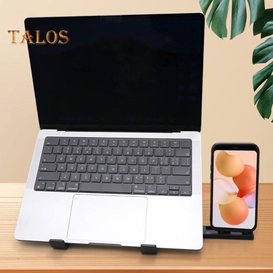 Laptop Stand Portable Notebook Holder Strong Load-bearing Height Adjustable Foldable Design Notebook Mount Computer Stand