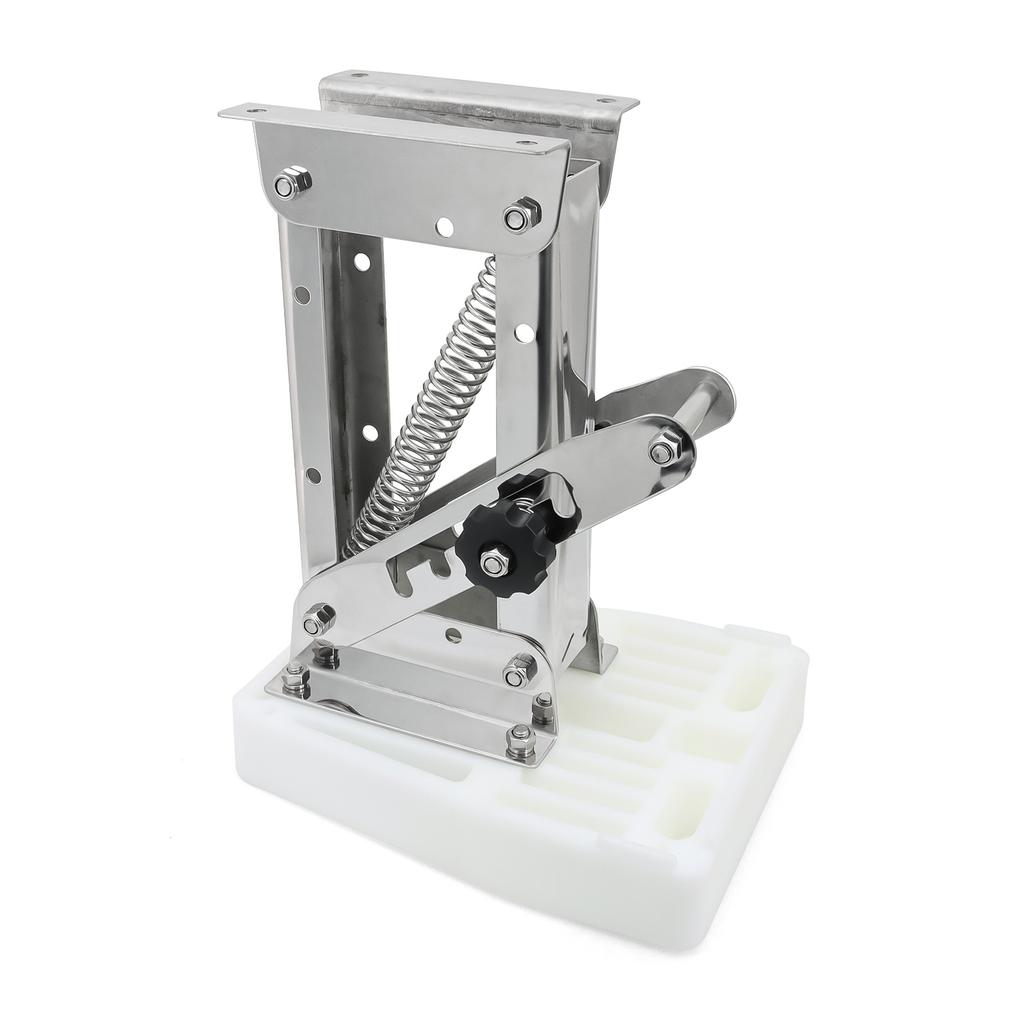 Marine 304 Stainless Steel Outboard Motor Bracket Heavy Duty Kicker Engine Support For 7.5-20HP 2 Stroke Boat Marine Engine