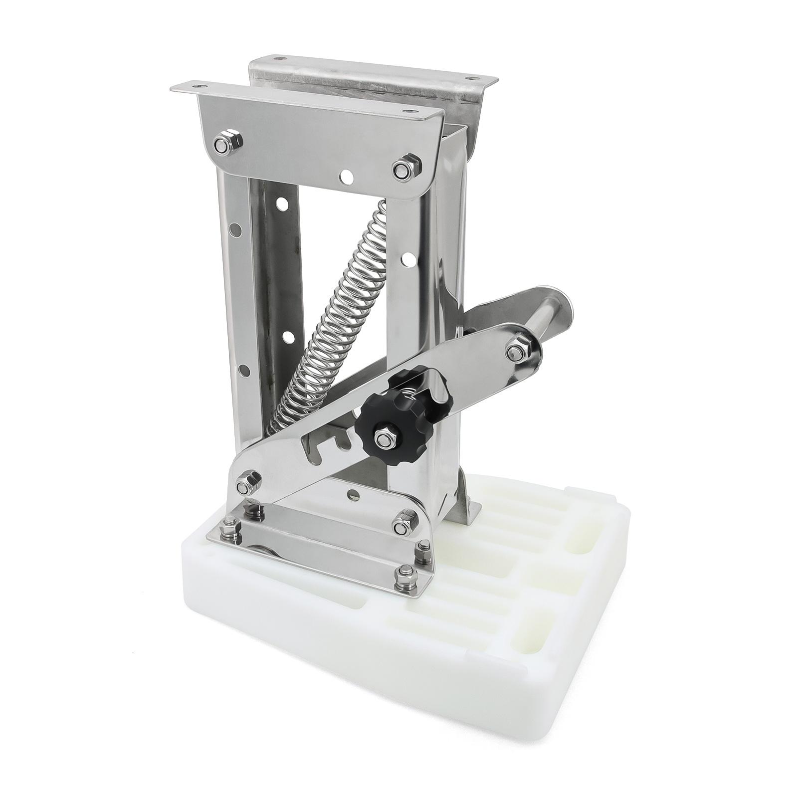 Marine 304 Stainless Steel Outboard Motor Bracket Heavy Duty Kicker Engine Support For 7.5-20HP 2 Stroke Boat Marine Engine белый