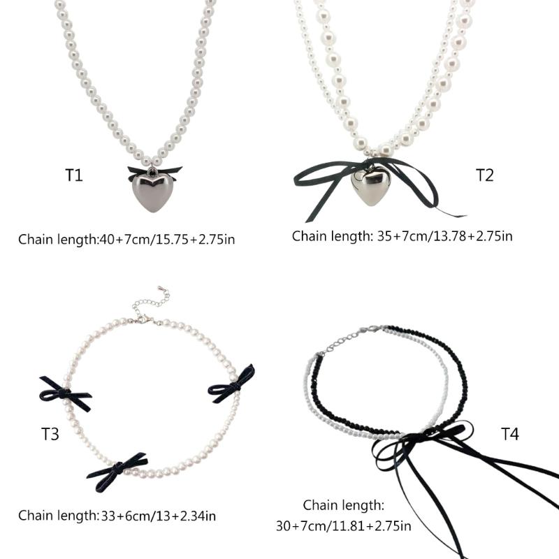 Pendant Necklace Trendy Neck Jewelry Double Layer Necklace for Any Occasions
