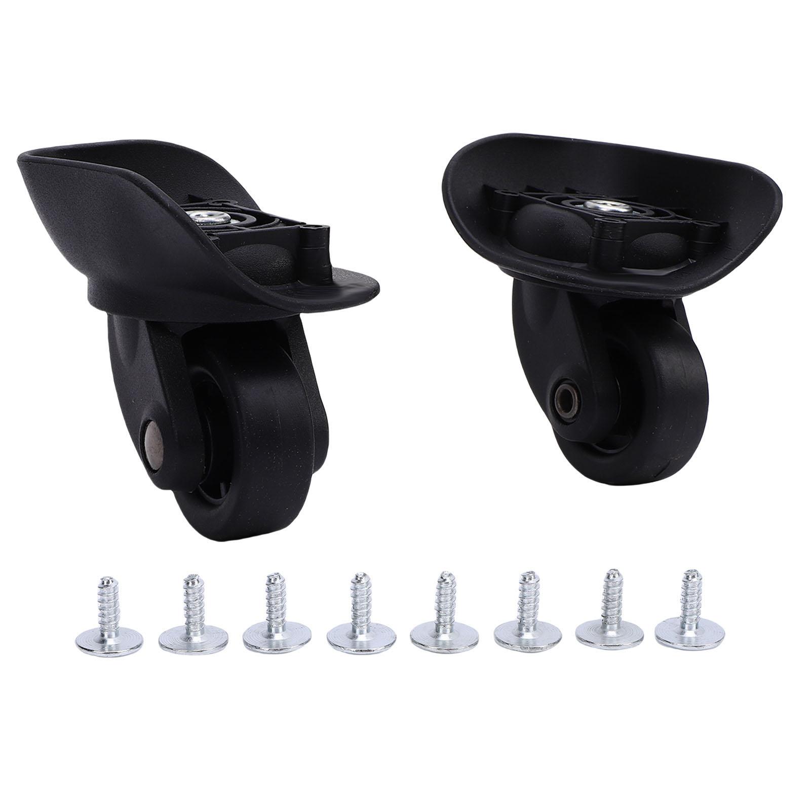 Igeteck 1 Pair Luggage Wheels Replacement For Diplomat Tc284 Tc294 Abs Silent Universal Travel Suitcase Repairing Casters