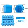 17mm/19mm/21mm Car Wheel Nut Caps 20Pcs Auto Hub Screw Cover BLACK BLUE RED Plastic Anti Dust Tyre Nut Bolt Exterior Decoration