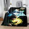 HUNTER×HUNTER Cartoon Printed blankets Picnic blanket Flange Warm blanket Home travel blankets bed linings birthday gift