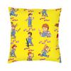 Good Guys Childs Play Chucky Cushion Covers xcm Velvet Killer Doll Overalls Pillow Case Sofa Square Pillowcase Decoration