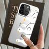 Case for iPhone 17 Pro Max XS 15 Plus 13 Pro 16 12 Air 14 11 XR Back Phone Cover Cute Duck