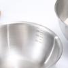 Convenient Storage Bowl Metal Nesting Bowl StainIess Steel Cooking Basins Multifunctional Bowl for Dessert Eggs Beating