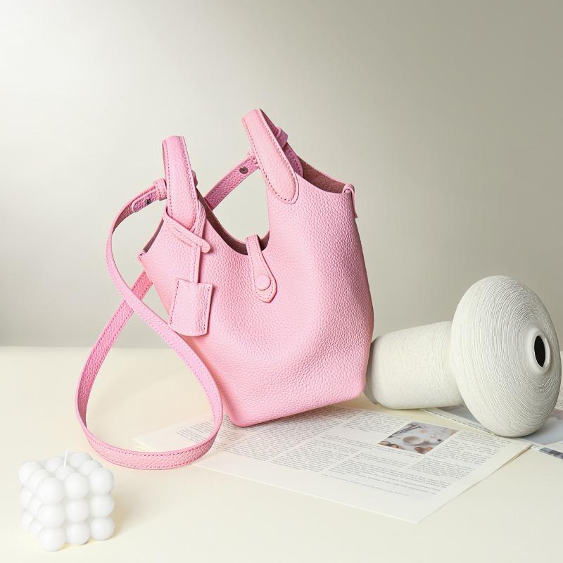 

Модная и Нишевая Дизайнерская Сумка-Корзина, Ручная Сумка-Ведро, Повседневная Сумка для Поездок на Работу, Одноплечевая Сумка-Кроссбоди розовый