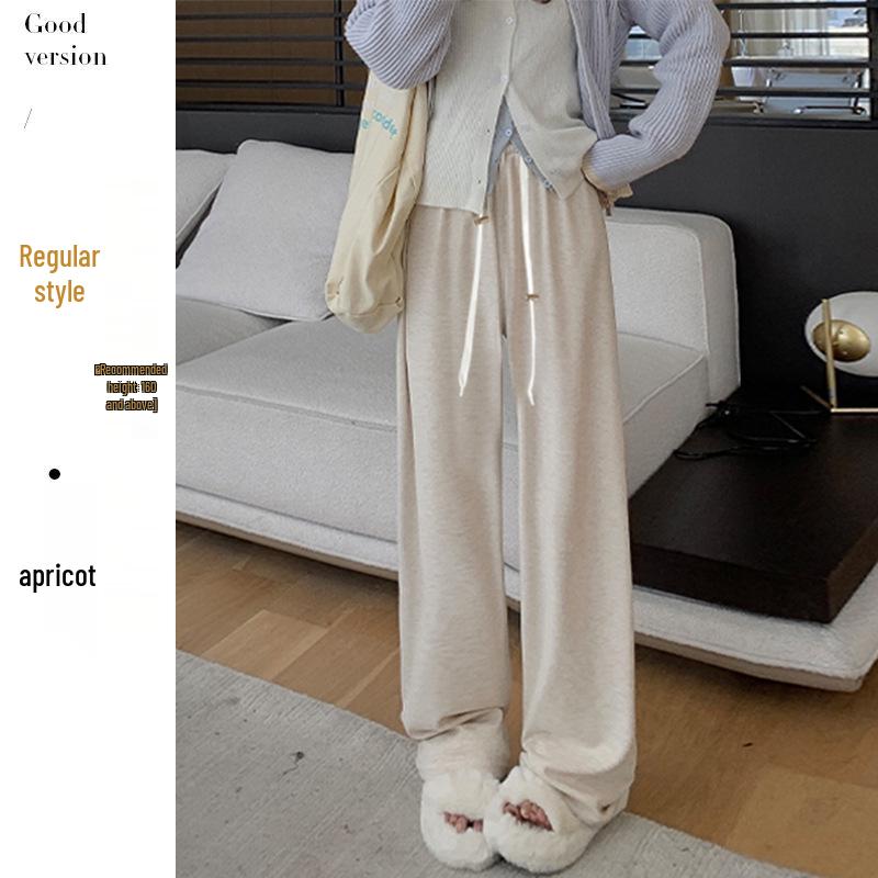 

Maternity Slim Fit Mochi Pants - Wide Leg, Long Pants for Before & After Pregnancy, 2025 Autumn/Winter Style 3XL
