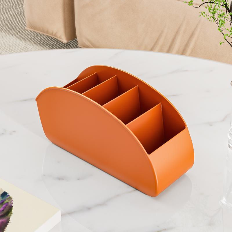 

Desk Organiser Pen Storage Holder Office Supplies Pen Organizer Makeup Brush Remote Controls Eyebrow Pencils PerfumeDisplayStand оранжевый