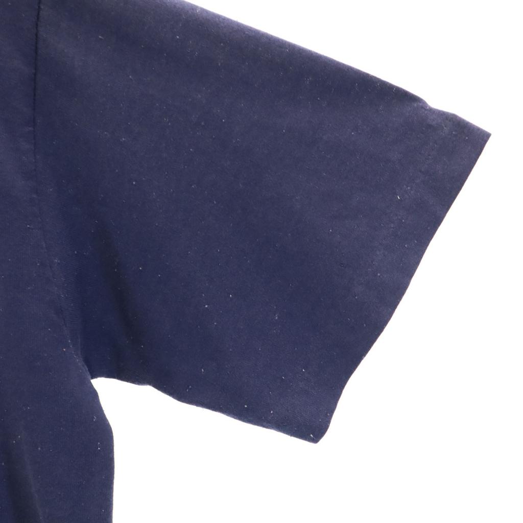 VINTAGE 80s Made in USA Sign Language Print Short sleeve Single stitch T-shirt Men's Used