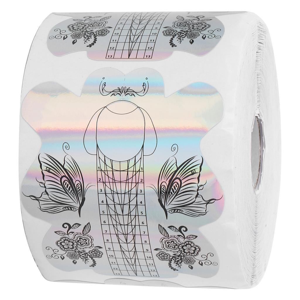 300pcs Nail Gel Forms Thicken Self Adhesive Nail Art Extension Sticker for Women