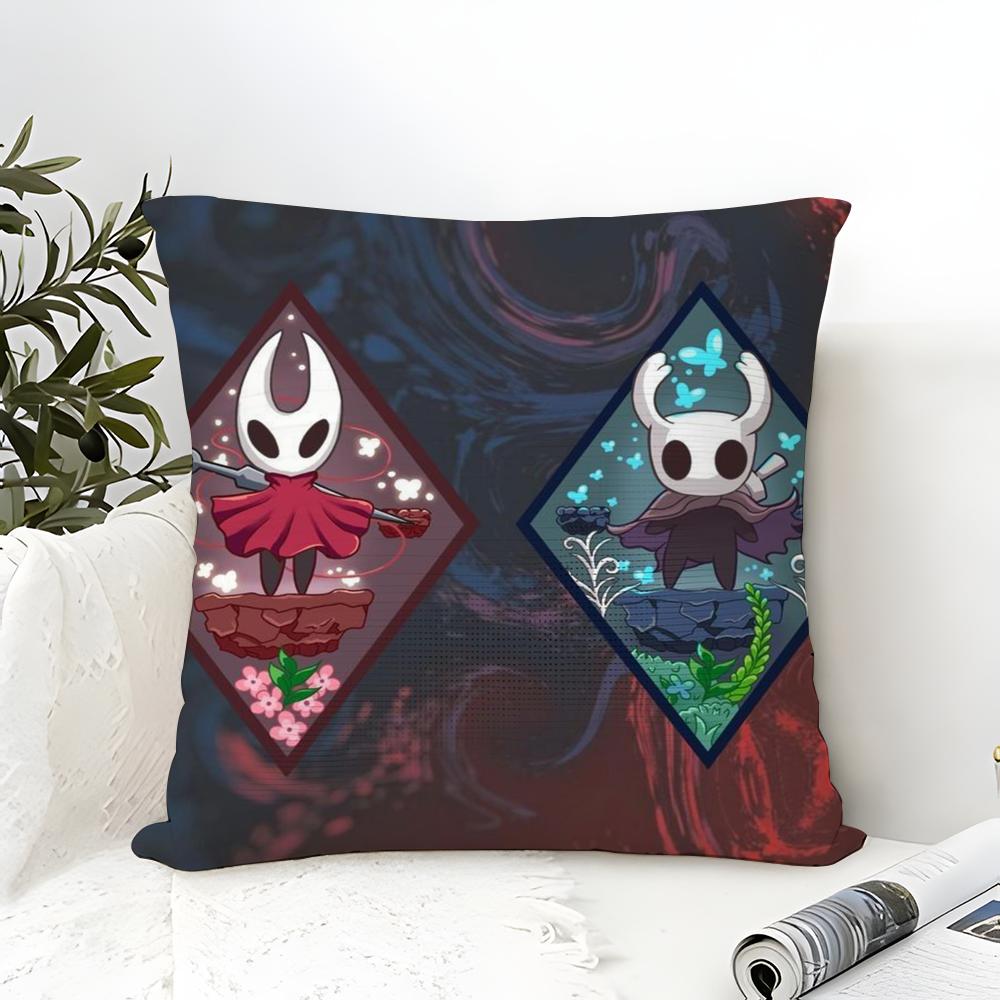 Metroidvania Game H-Hollow Knight Pillow Case Linen Pillow Case Sofa Home Decor Cushion Cover Cushion Cove