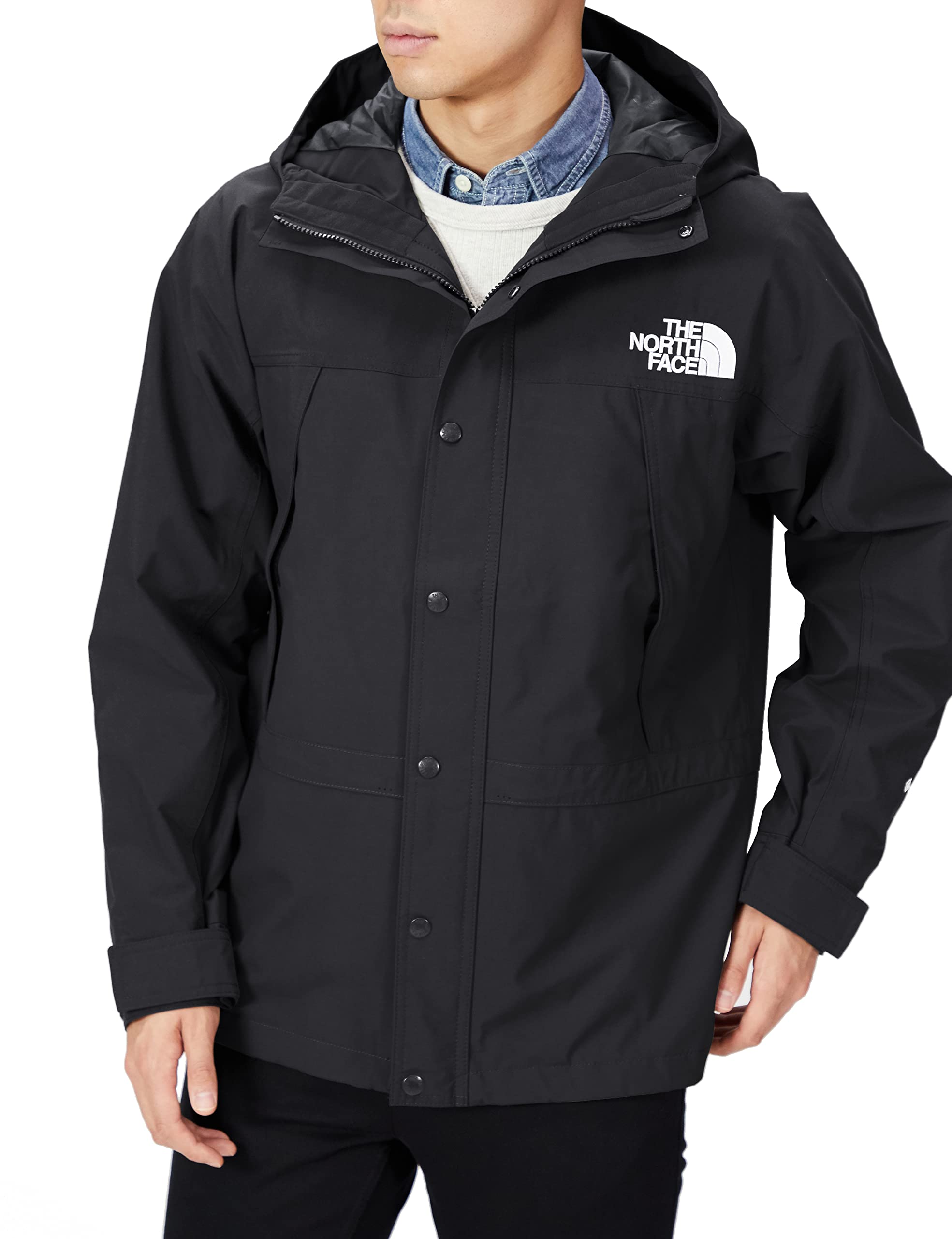 

North Mountain Light Jacket Waterproof Breathable Black L [The Face] Men s Gore-Tex