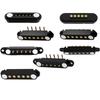 5-Pin Magnetic Connector with Solder Wire and Bend-Resistant Male & Female Gold-Plated Spring Pin Contacts