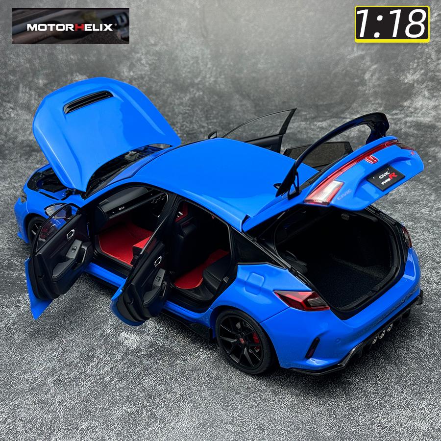 AAALZ1 Motorhelix 1:18 MH Honda FL5 Civic Type R Car Model Sports Car Static Decoration Holiday Gift Collection