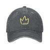 Crown Logo Baseball Cap Unique Hats Rave Horse Hat Anime Hat Baseball Unisex Womens