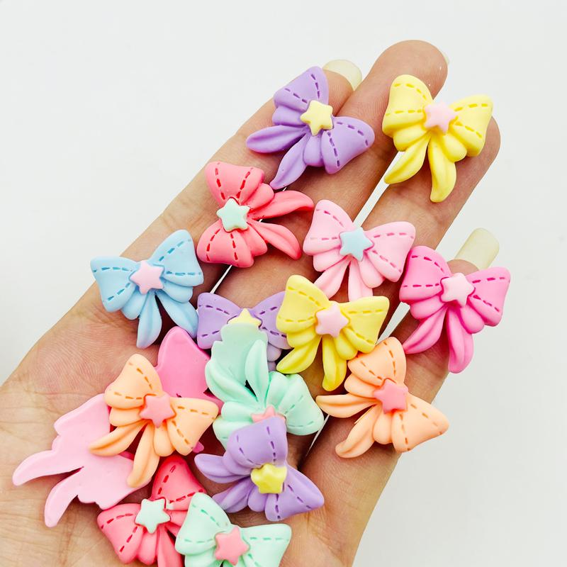 20Pcs New Mini Cute Cartoon Butterfly Junction Flat Back Resin Cabochon Scrapbook Diy Party Embellishments Charm Accessories A88