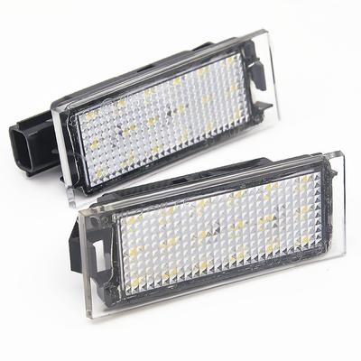 Numero di targa dell'auto Lampada targa a LED per Renault Megane 2 Clio Laguna 2 Megane 3 Twingo Maestro Vel Satis