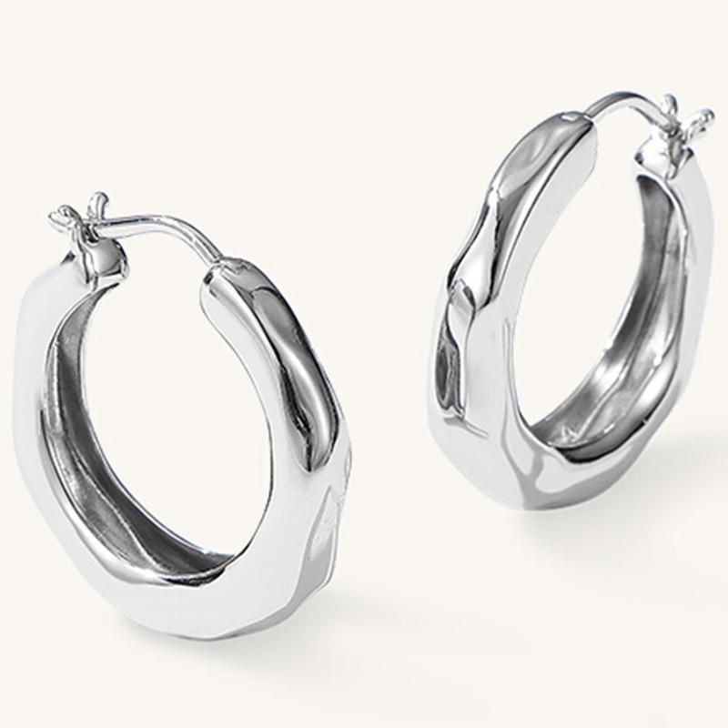 Ear Hoop - Small-scale, Minimalist, Retro-style Ear Clasp - Unique Design, High-end Ear Jewelry Earrings