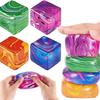 Ice Cube Maltose Decompression Toy Ice Cube Fidget Toys Squeeze Toy Anti-Stress Sensory Toy Pinch For Kids Adults Gift