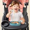 3 In 1 Stroller Cup Holder With Phone Holder And Snack Tray.Stroller Snack Tray Attachment, Universal Bottle Holder For Walker,Scooter,Stroller